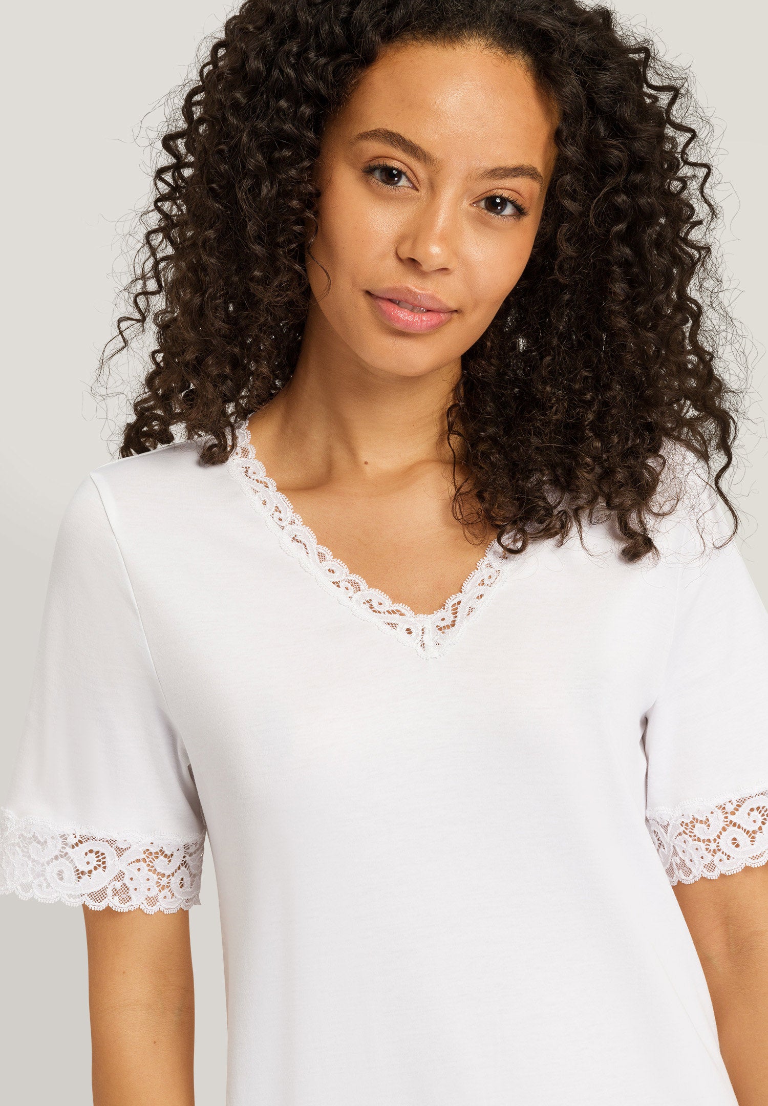 hanro-moments-s-slv-nightdress-nachthemd-wei-baumwolle-100cm image 6