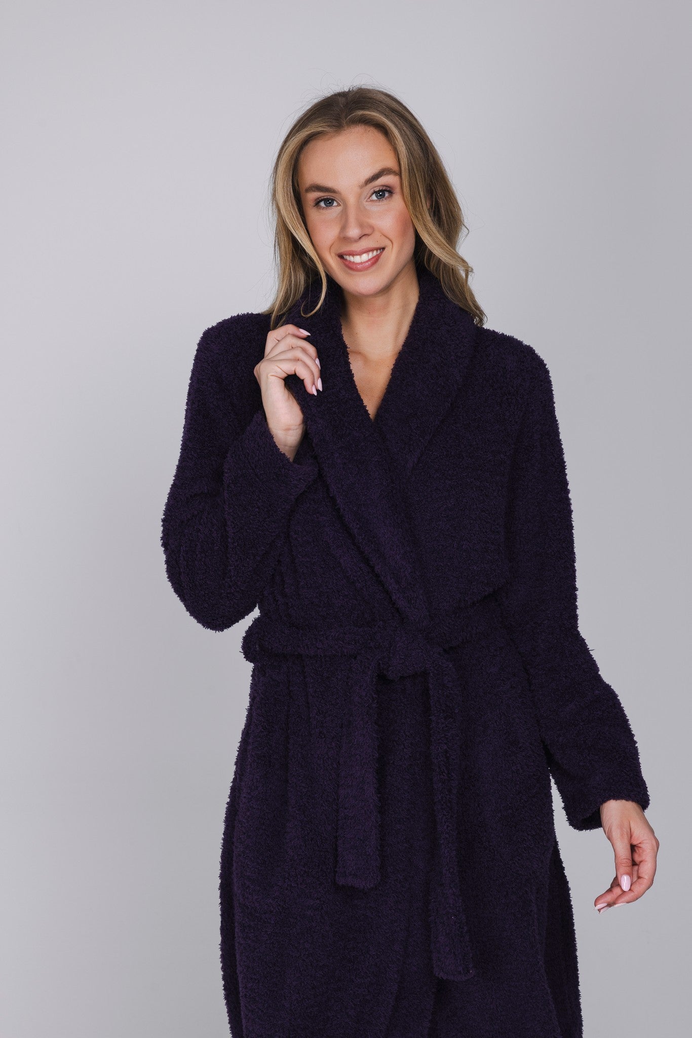 pastunette-purple-pebbles-morgenmantel-lila-coral-fleece image 5