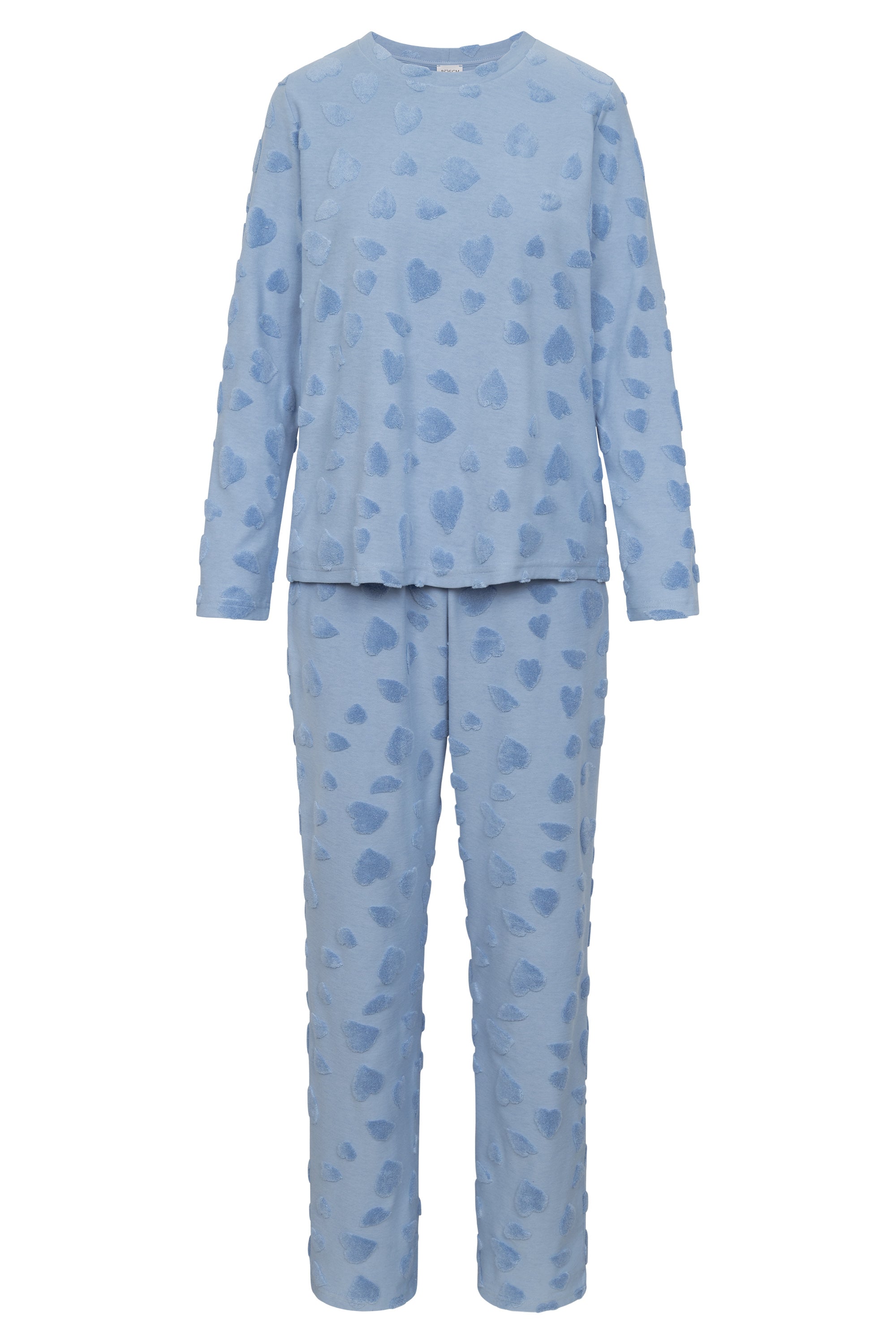 r-sch-be-happy-hausanzug-frottee-jacquard-damen-blau-baumwolle image 2