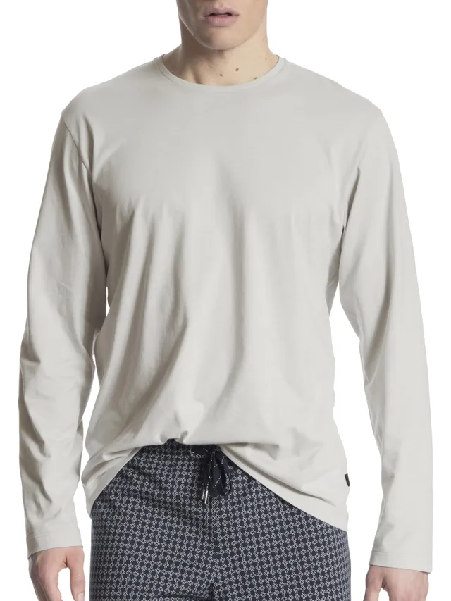calida-remix-basic-sleep-langarmshirt-herren-52-54 image 1