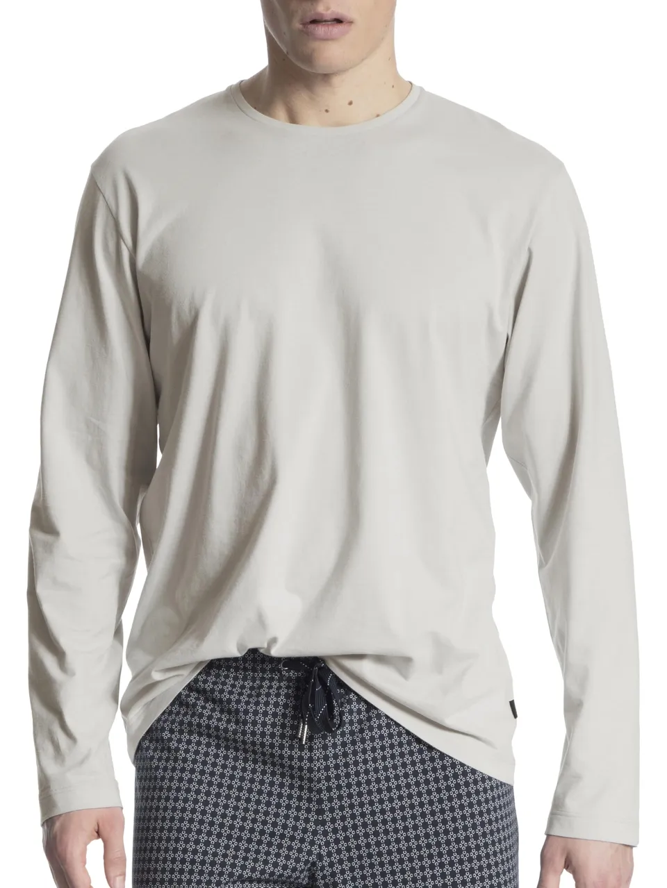 calida-remix-basic-sleep-langarmshirt-herren-52-54 image 1