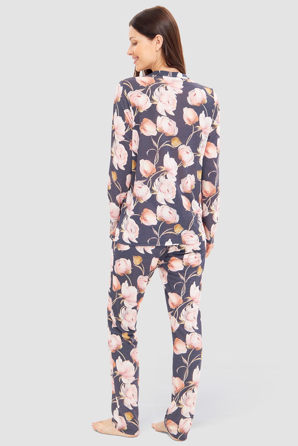 r-sch-be-happy-pyjama-lang-mehrfarbig-mit-p-onien-print image 3