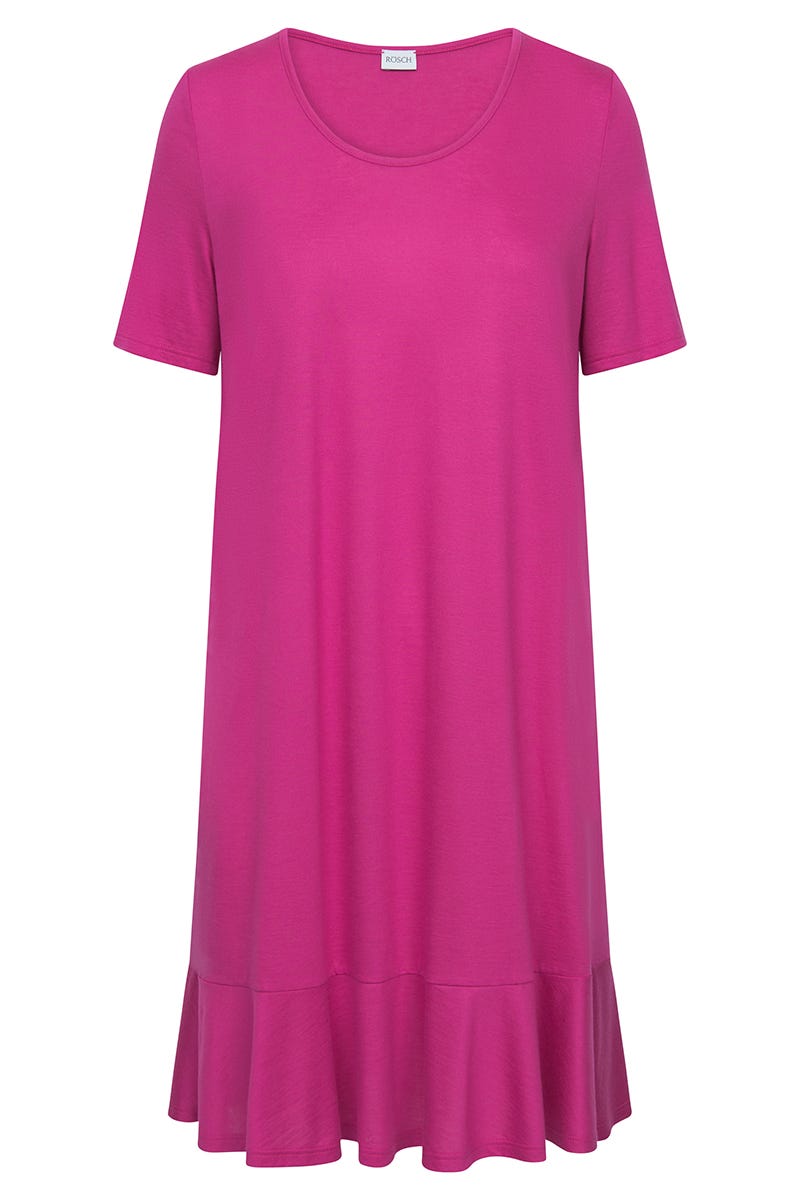 r-sch-be-happy-nachthemd-knielang-pink-baumwolle-modal image 2