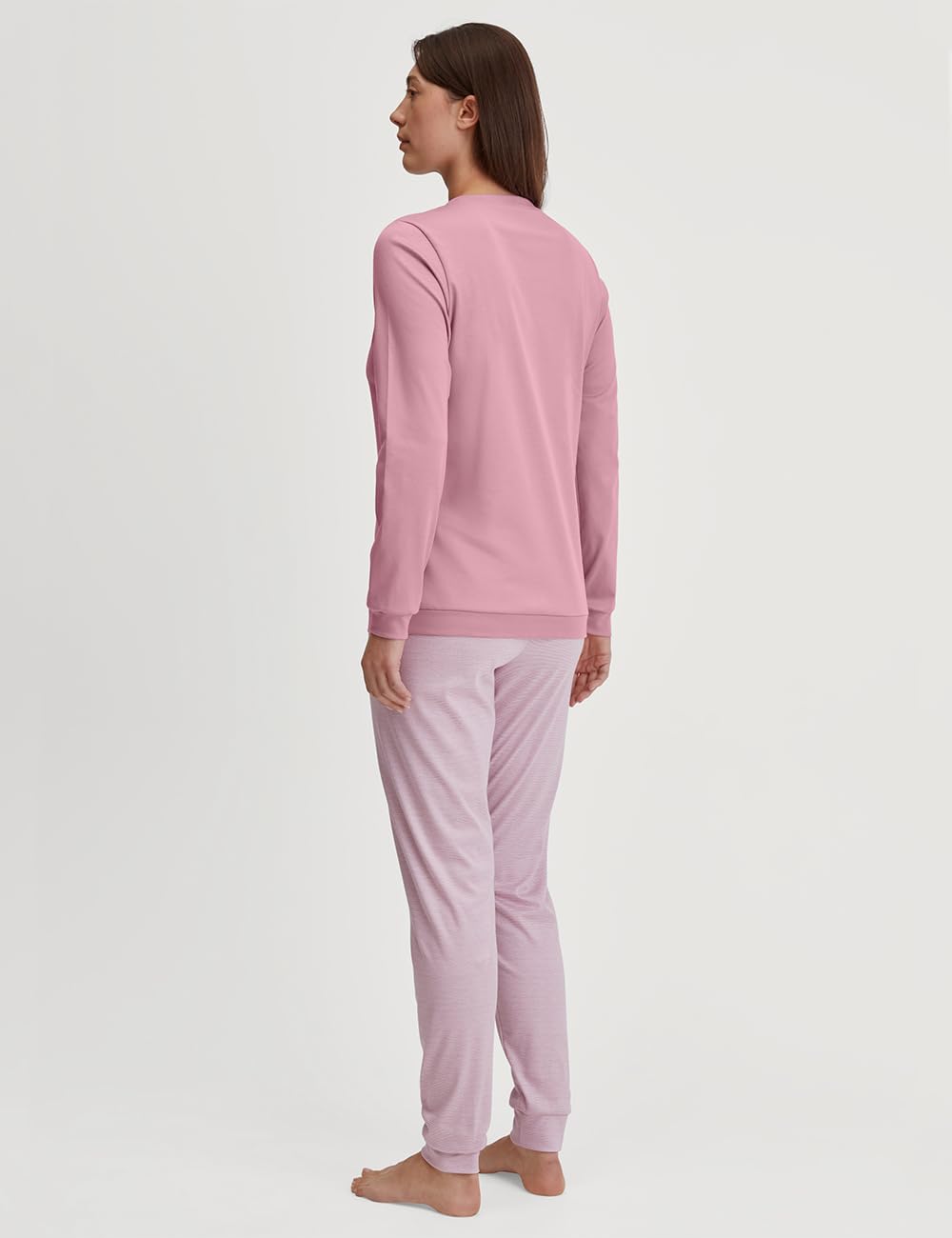 calida-striped-dreams-pyjama-damen-48-50-mit-b-ndchen-streifen image 3