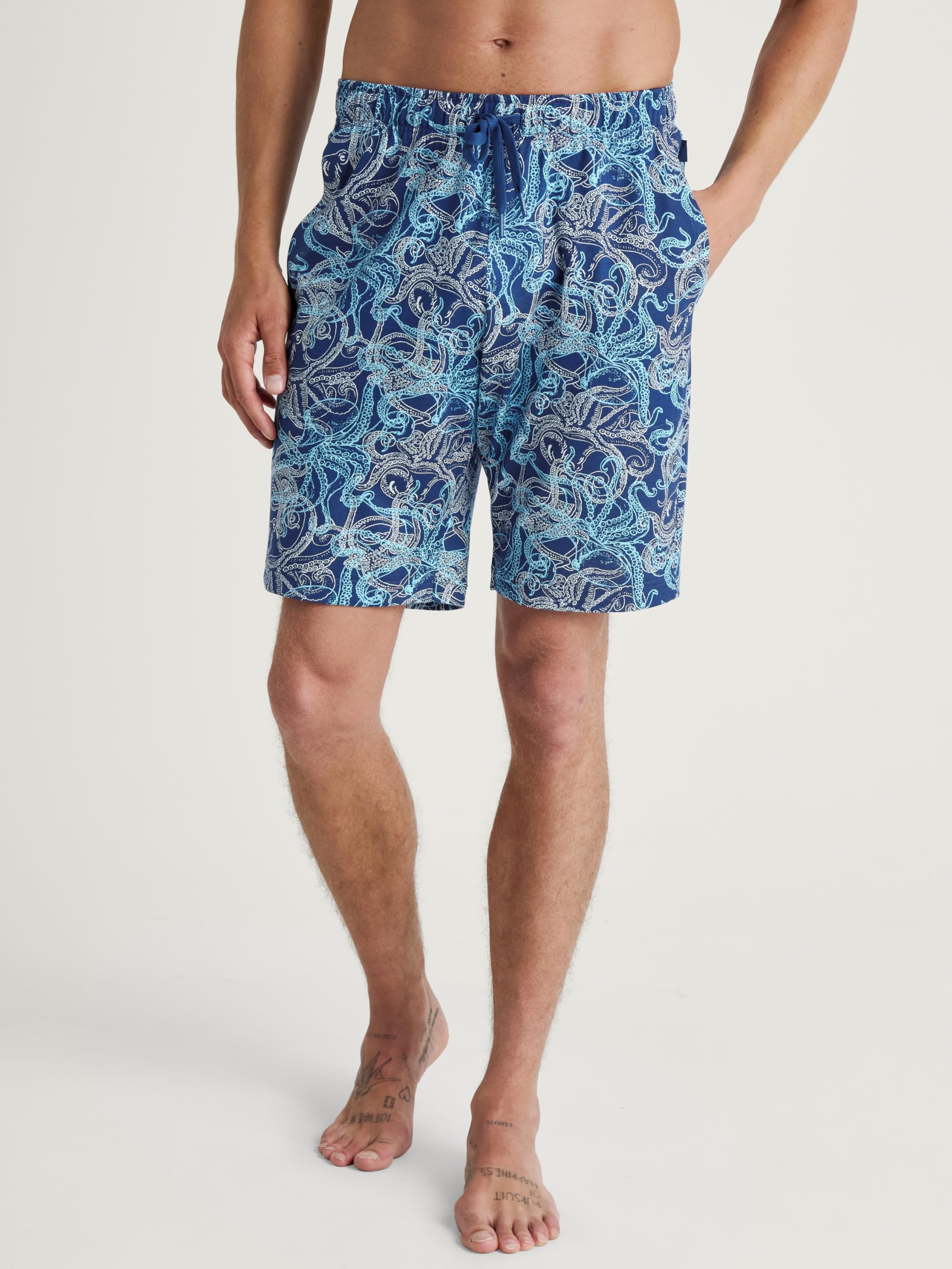 calida-remix-sleep-shorts-herren-bleached-aqua-bermudas image 3
