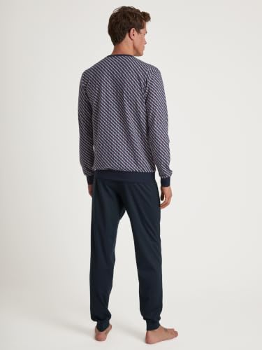 calida-relax-imprint-pyjama-herren-52-54-baumwolle-b-ndchen image 7