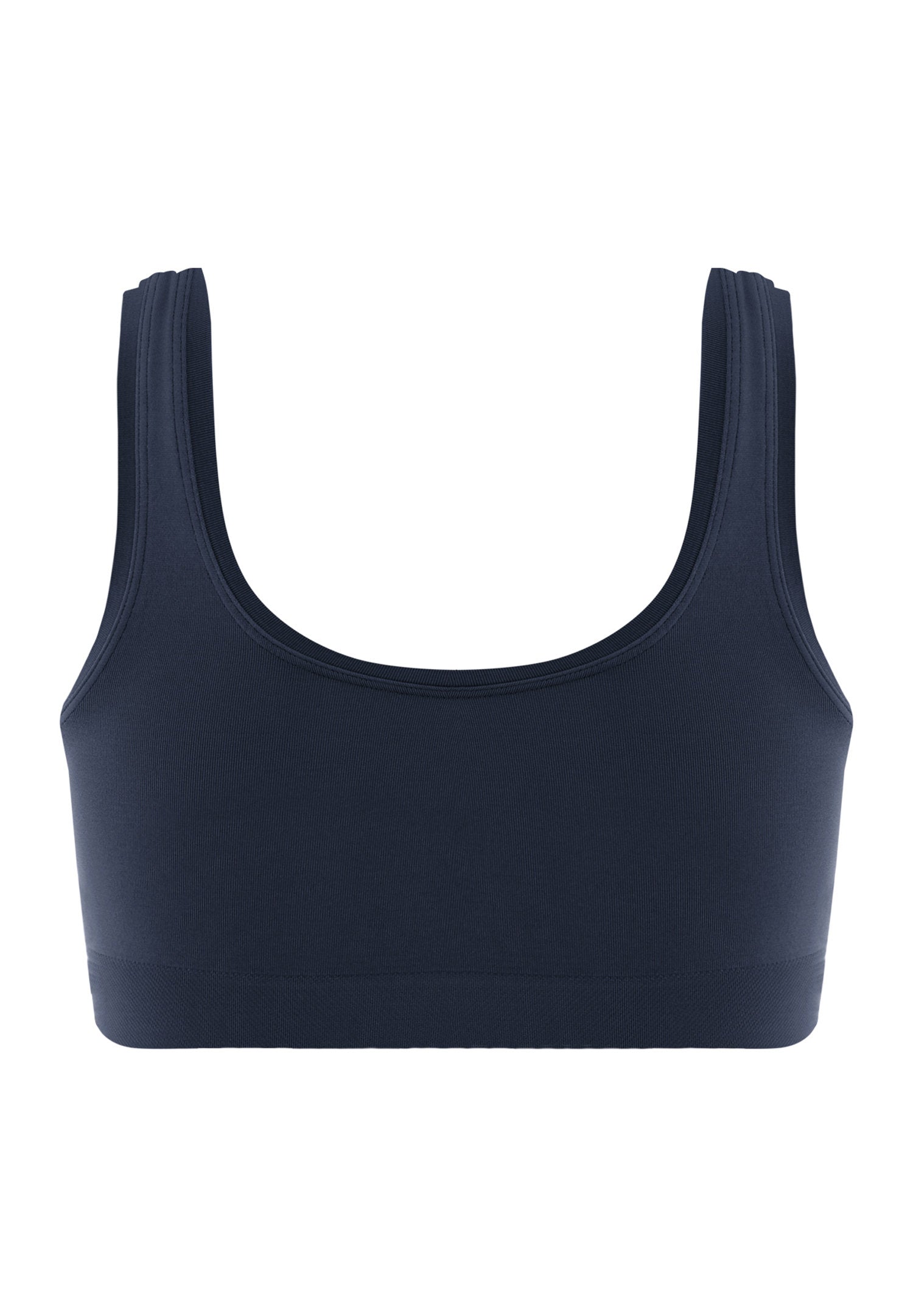 hanro-touch-feeling-071810-crop-top-deep-navy-micro image 3