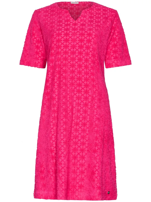 pastunette-paradise-pink-nachthemd-damen-rosa-baumwolle image 1