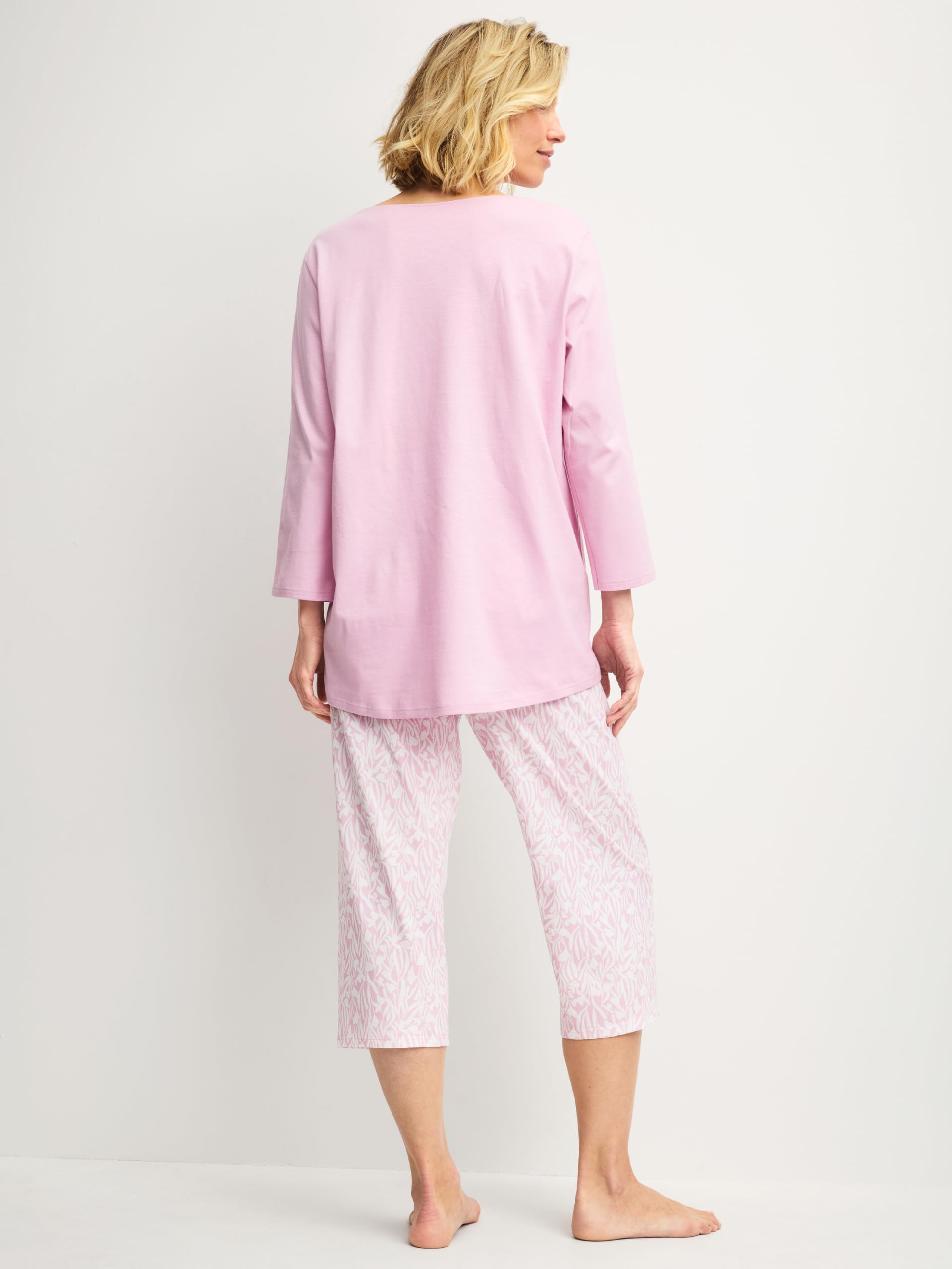 calida-favourites-kurz-pyjama-damen-baumwolle-gr-44-46-blau image 3