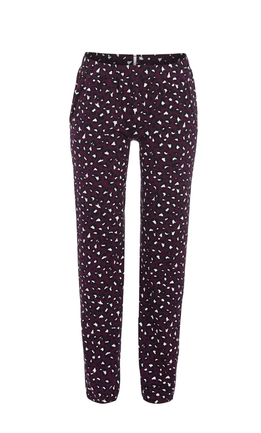 ringella-hose-animalprint-damen-schlafhose-lang-baumwolle image 1