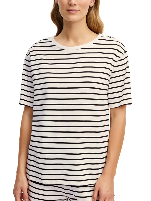 calida-favourites-lounge-t-shirt-damen-48-50-leicht-gestreift image 1
