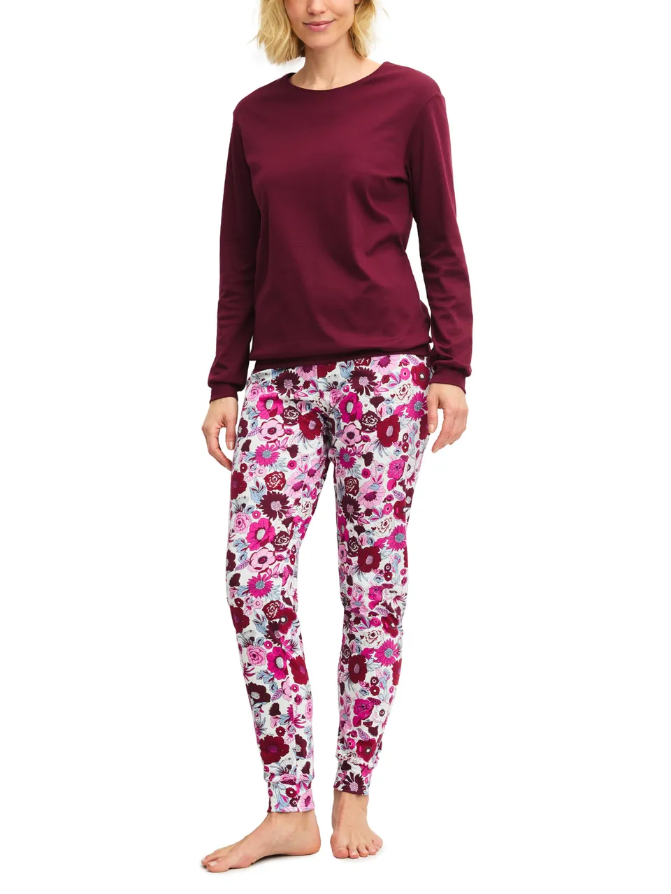 calida-favourites-dreams-b-ndchen-pyjama-damen-48-50-rot image 1