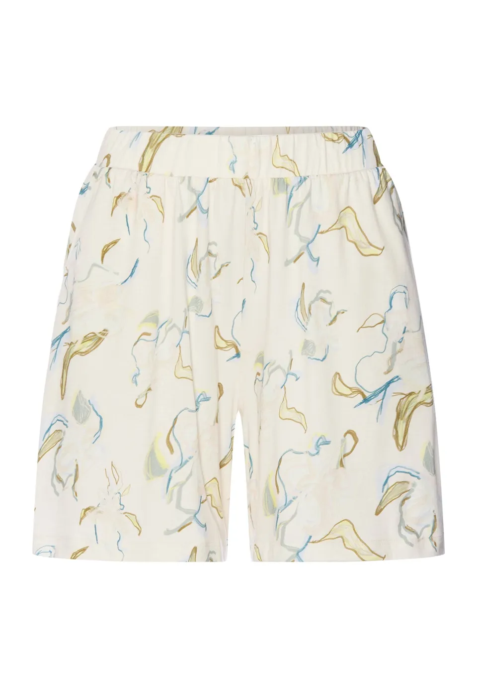 hanro-sleep-lounge-short-pants-shorts-flowing-paint-tencel image 1
