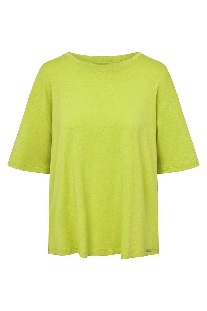 r-sch-be-happy-shirt-kurzarm-basic-gr-n-viskose image 2