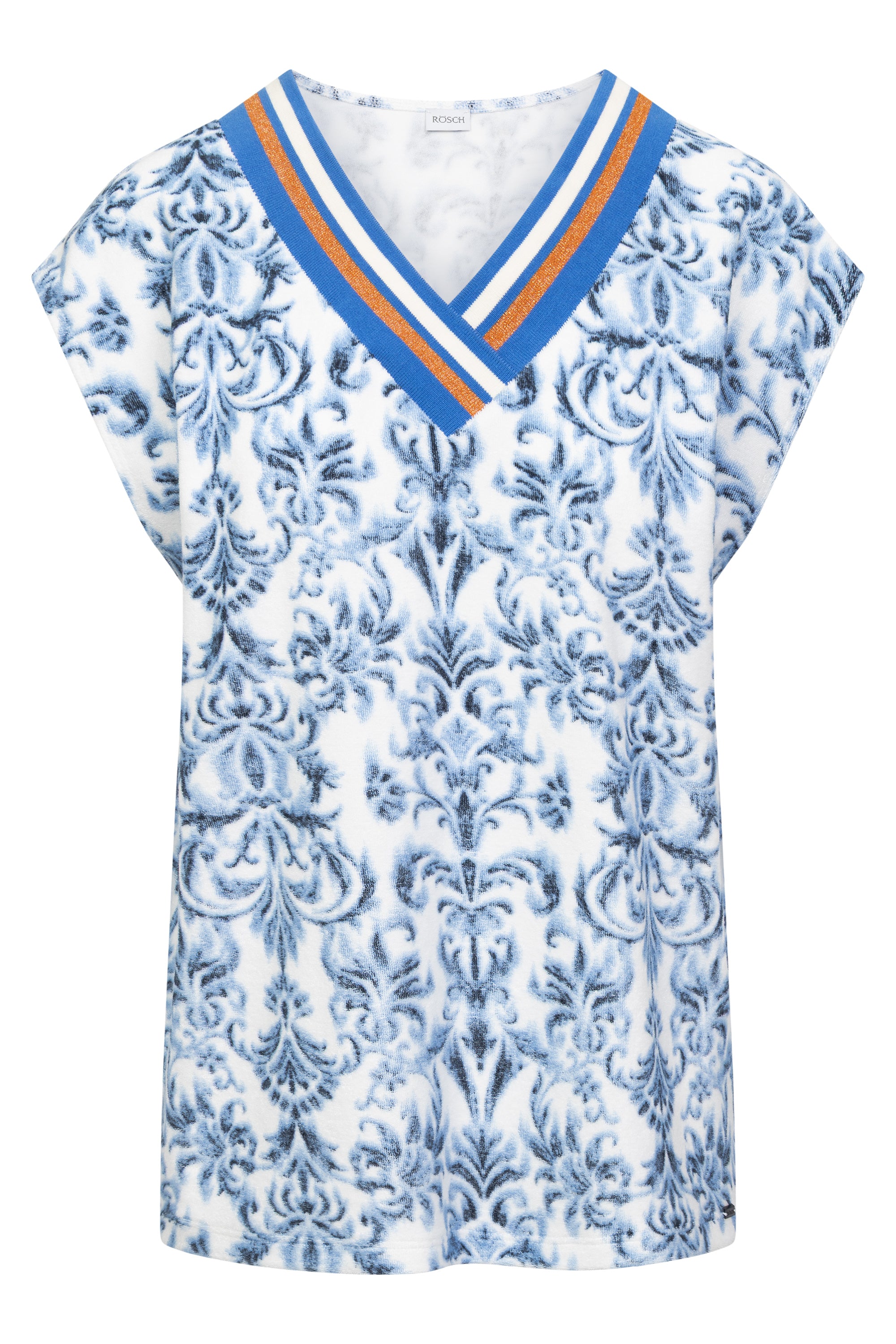 r-sch-be-happy-shirt-kurzarm-frottee-ornament-blau image 2