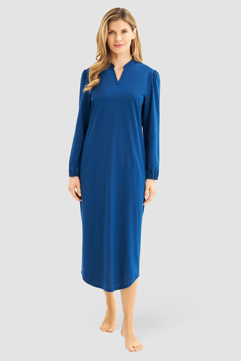r-sch-be-happy-nachthemd-maxi-langarm-pink-blau image 6