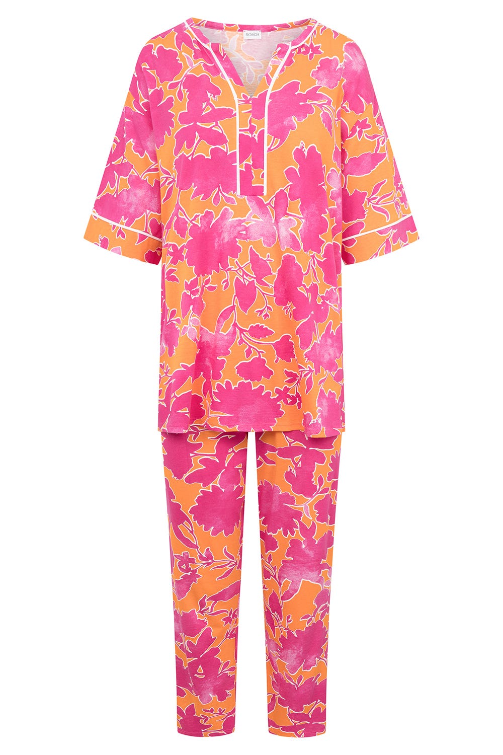 r-sch-be-happy-pyjama-7-8-mehrfarbig-allover-halbarm image 2