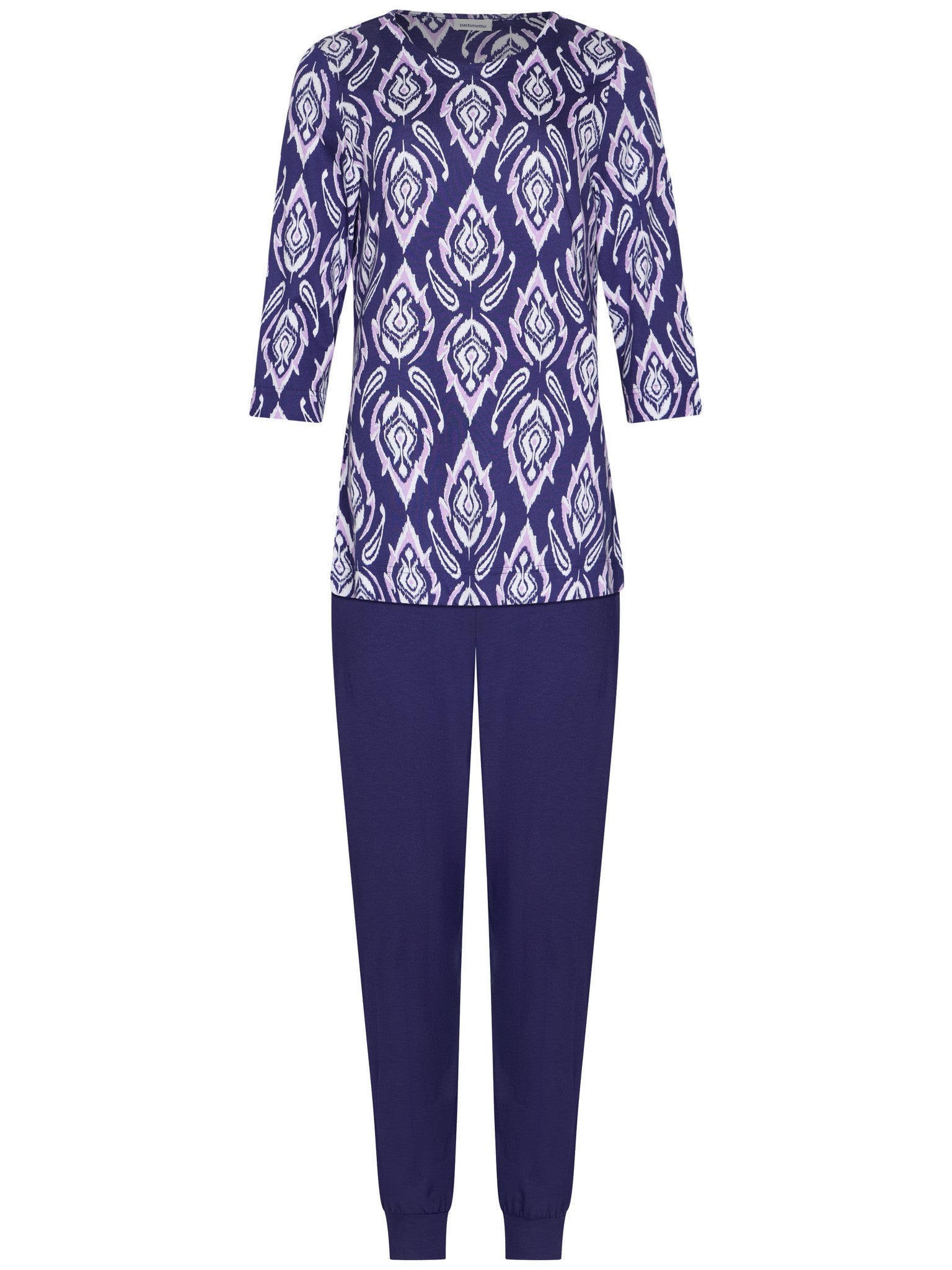pastunette-purple-haze-pyjama-lila-modal-baumwolle image 1