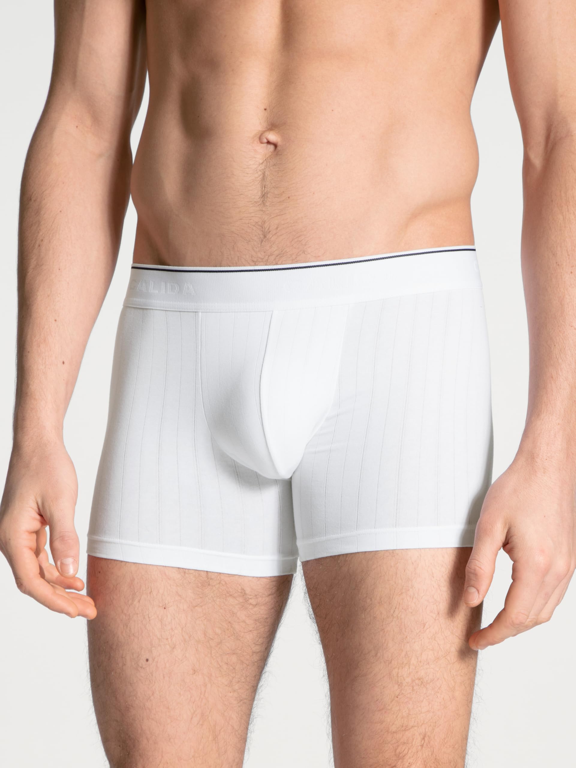 calida-pure-style-boxershorts-herren-unterhose-schwarz-nadelzug image 2