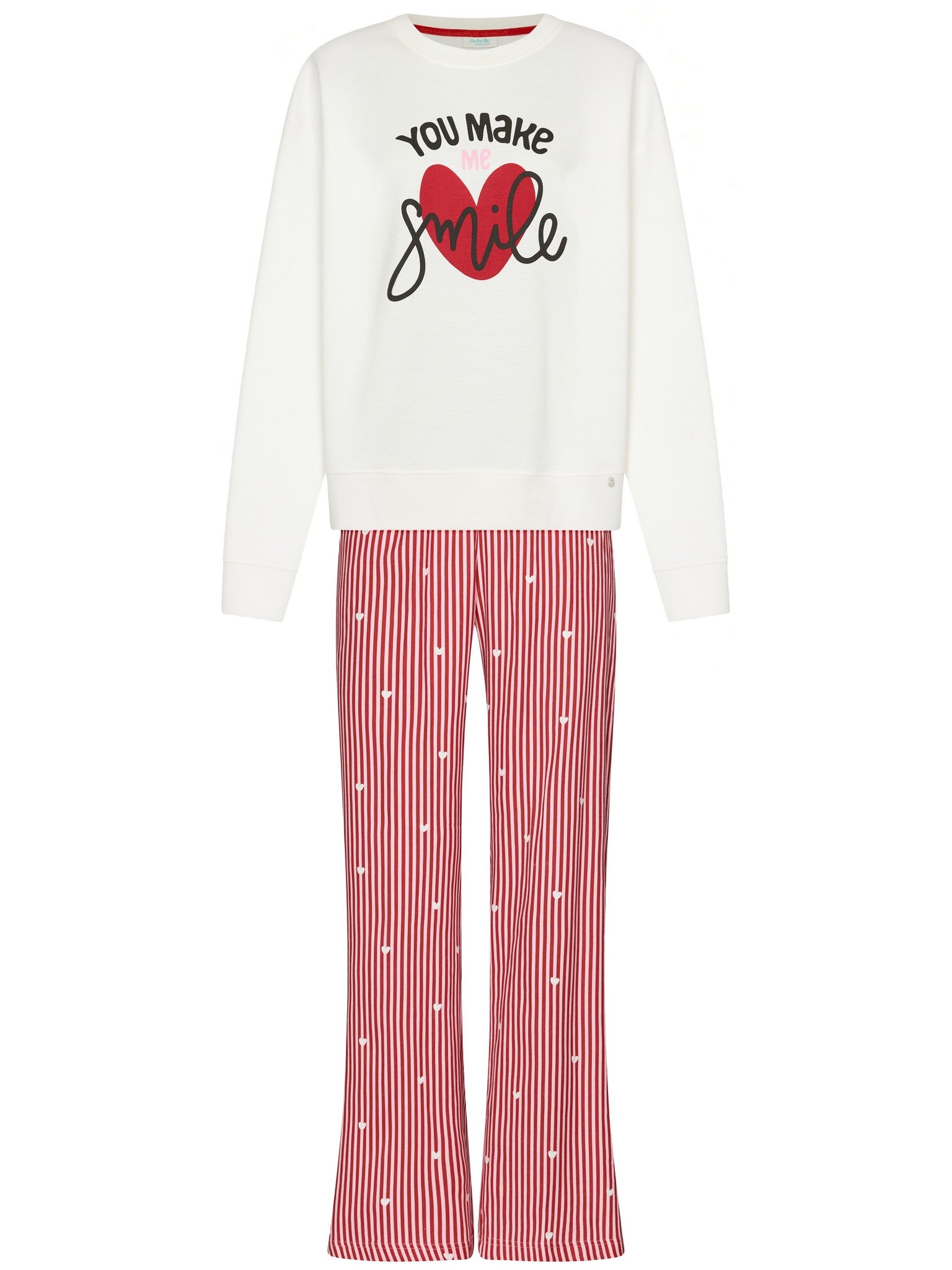 myrebelle-endless-love-set-rot-herz-baumwolle-loungeset image 1