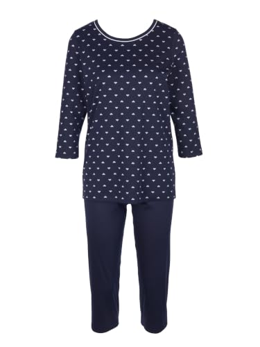 calida-night-lovers-3-4-pyjama-damen-dark-lapis-blue-48-50 image 6