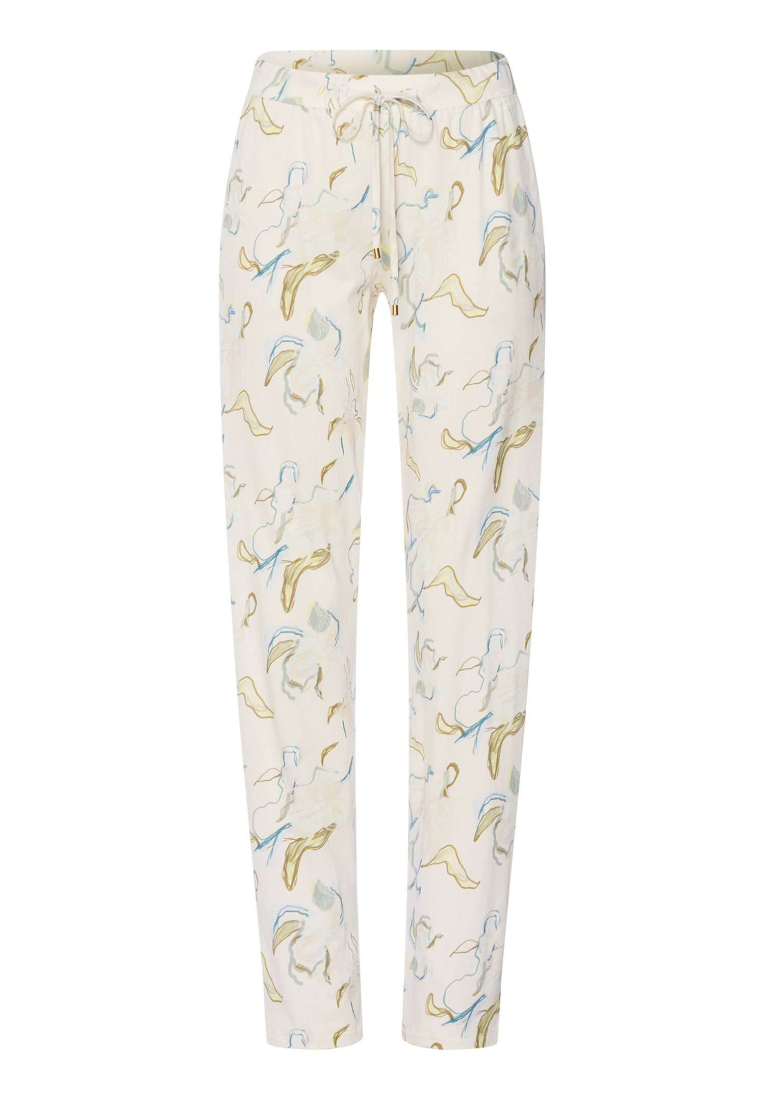 hanro-sleep-lounge-pyjamahose-074845-flowing-paint-modal-damen image 1