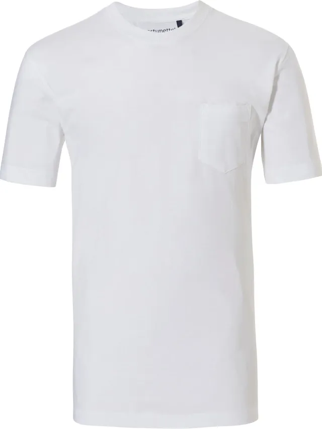 pastunette-noos-schlafshirt-wei-baumwolle-brusttasche image 1