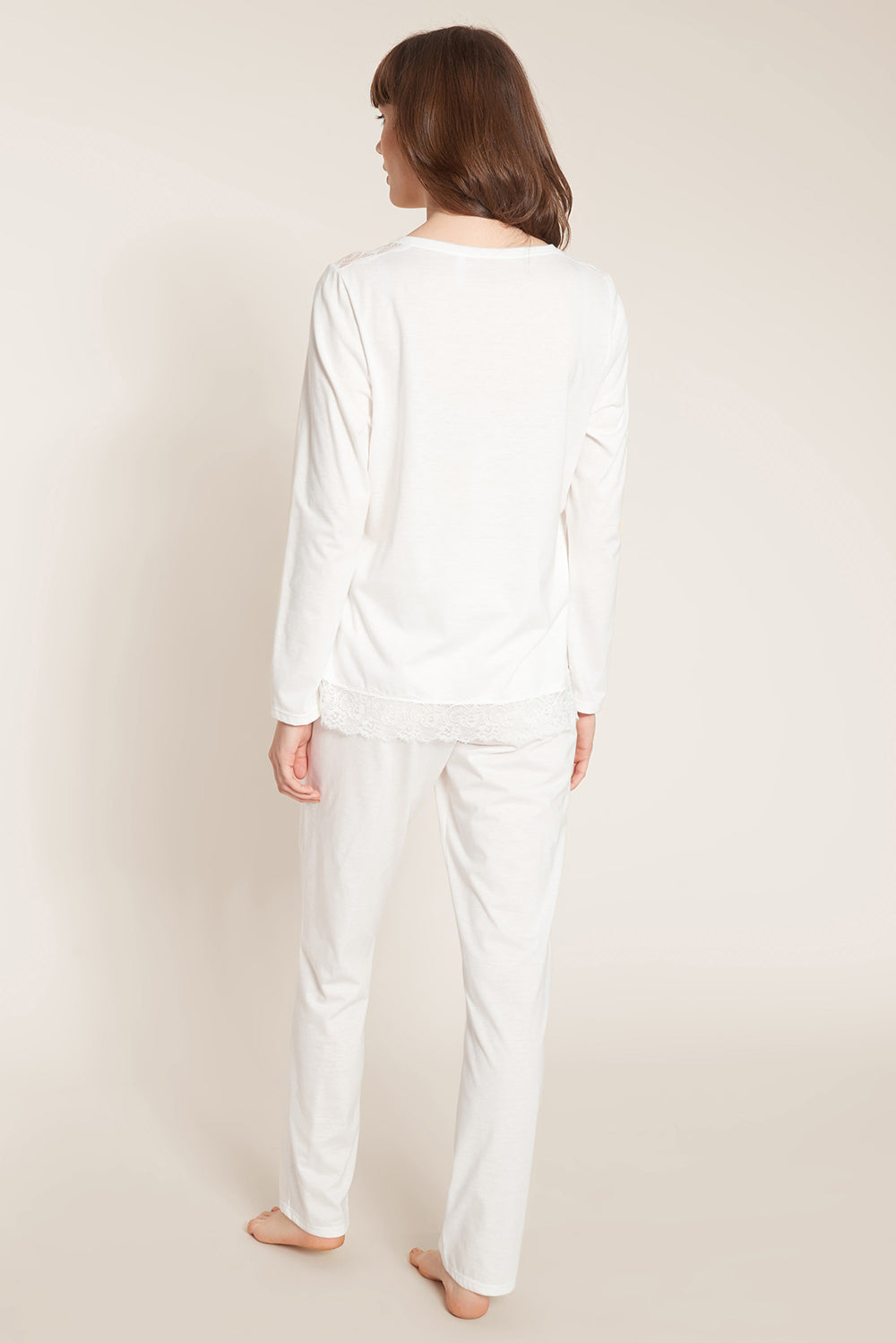 r-sch-be-happy-pyjama-lang-creme-mit-spitze image 3