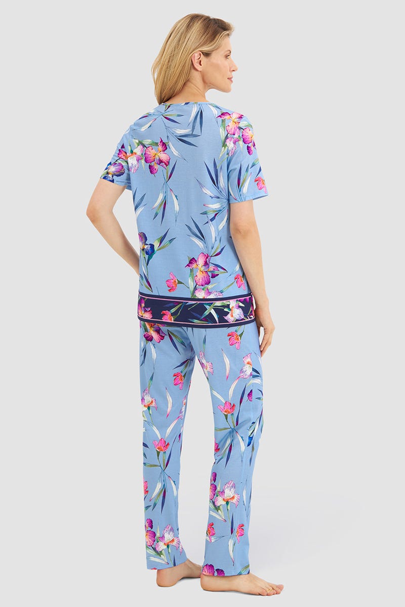r-sch-be-happy-pyjama-lang-blau-baumwolle-modal image 3