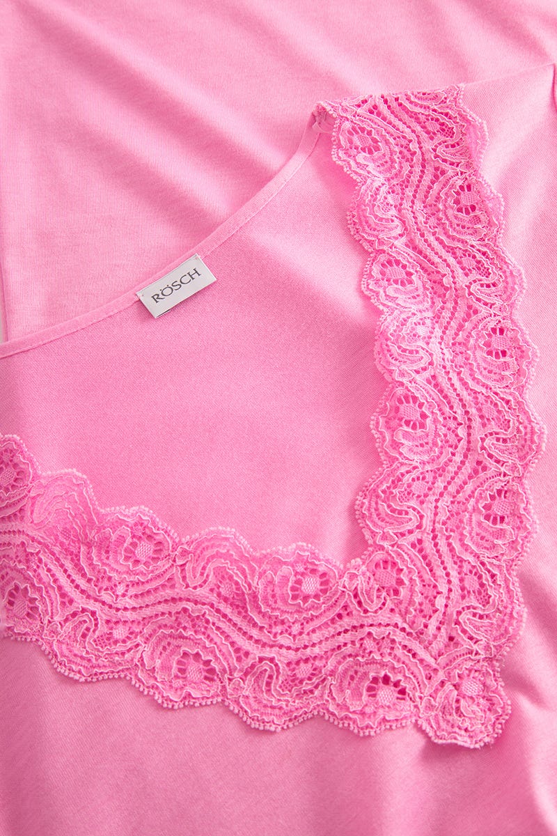 r-sch-be-happy-nachthemd-knielang-rosa-v-ausschnitt-spitze image 4