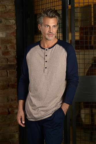 ringella-women-men-pyjama-mit-knopfleiste-herren-gr-e-48-baumwolle image 5