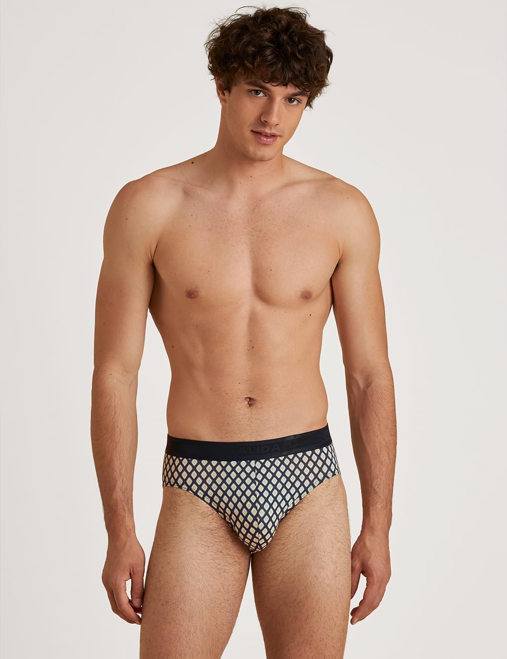 calida-prints-grafic-cotton-slip-herren-baumwolle-insignia-blue image 2
