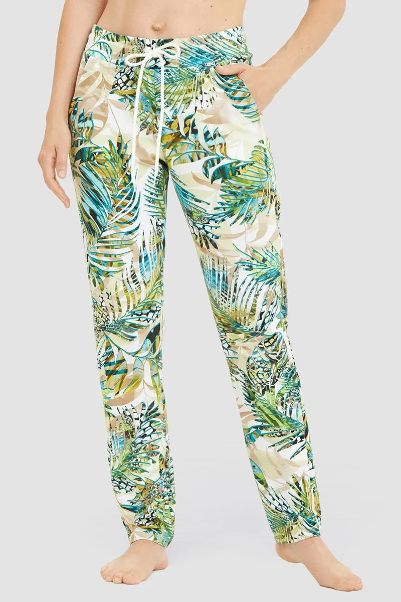 r-sch-be-happy-hose-lang-gr-n-sweathose-baumwolle-loungewear image 1
