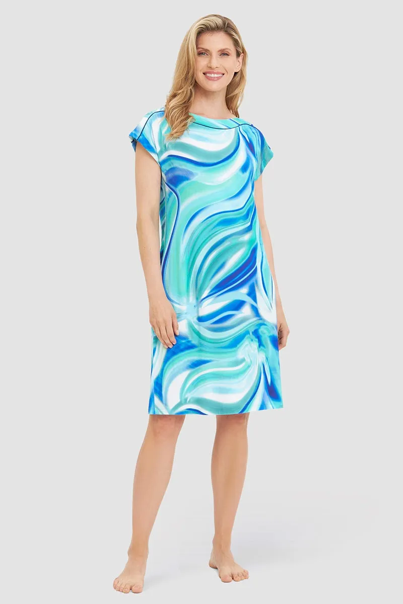 r-sch-be-happy-strandkleid-knielang-jersey-t-rkis image 1