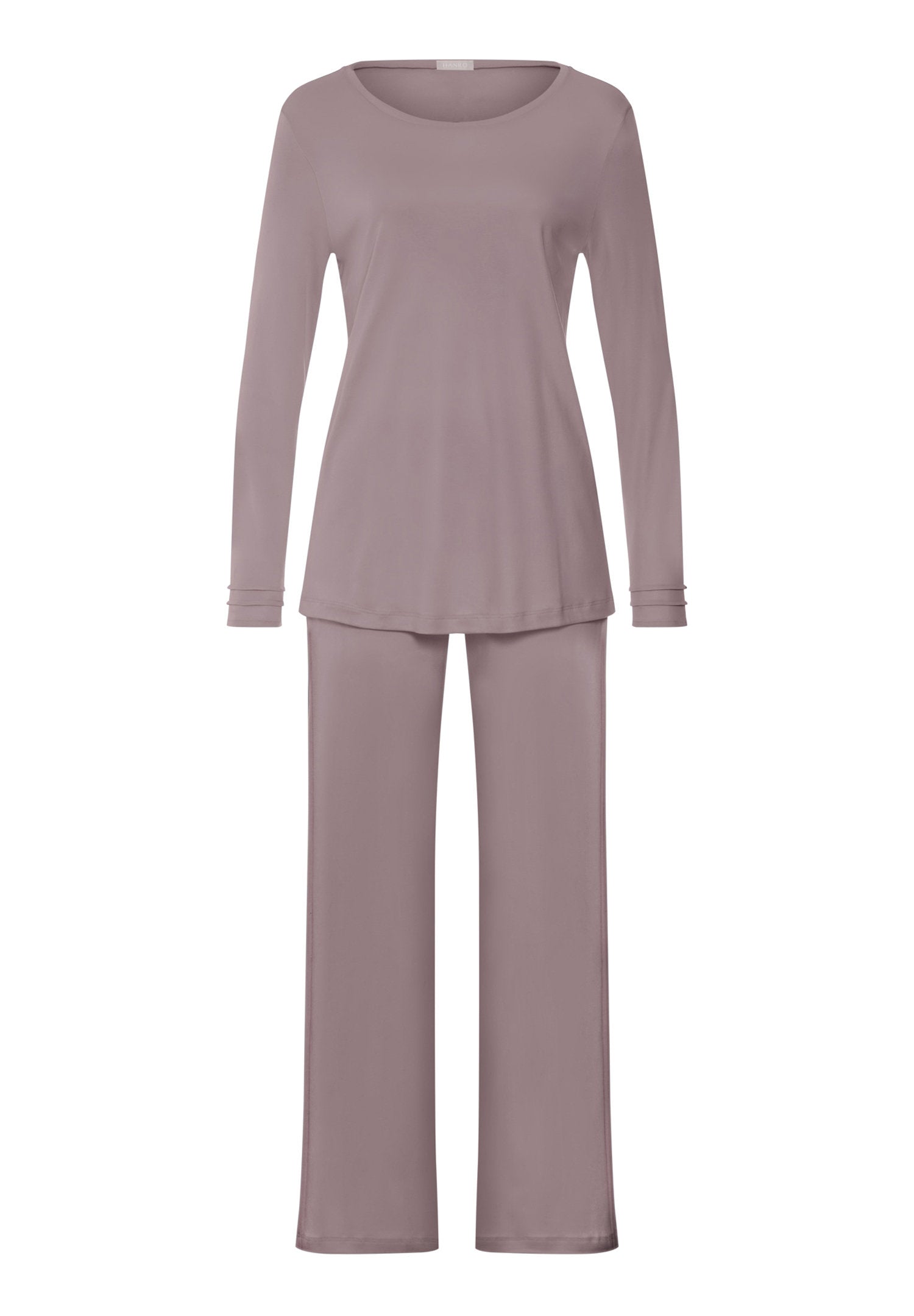hanro-pilar-pyjama-damen-stormy-rose-baumwolle-interlock image 1