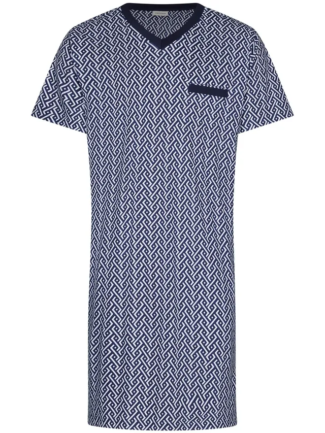 pastunette-blue-motion-nachtshirt-baumwolle-dunkelblau image 1