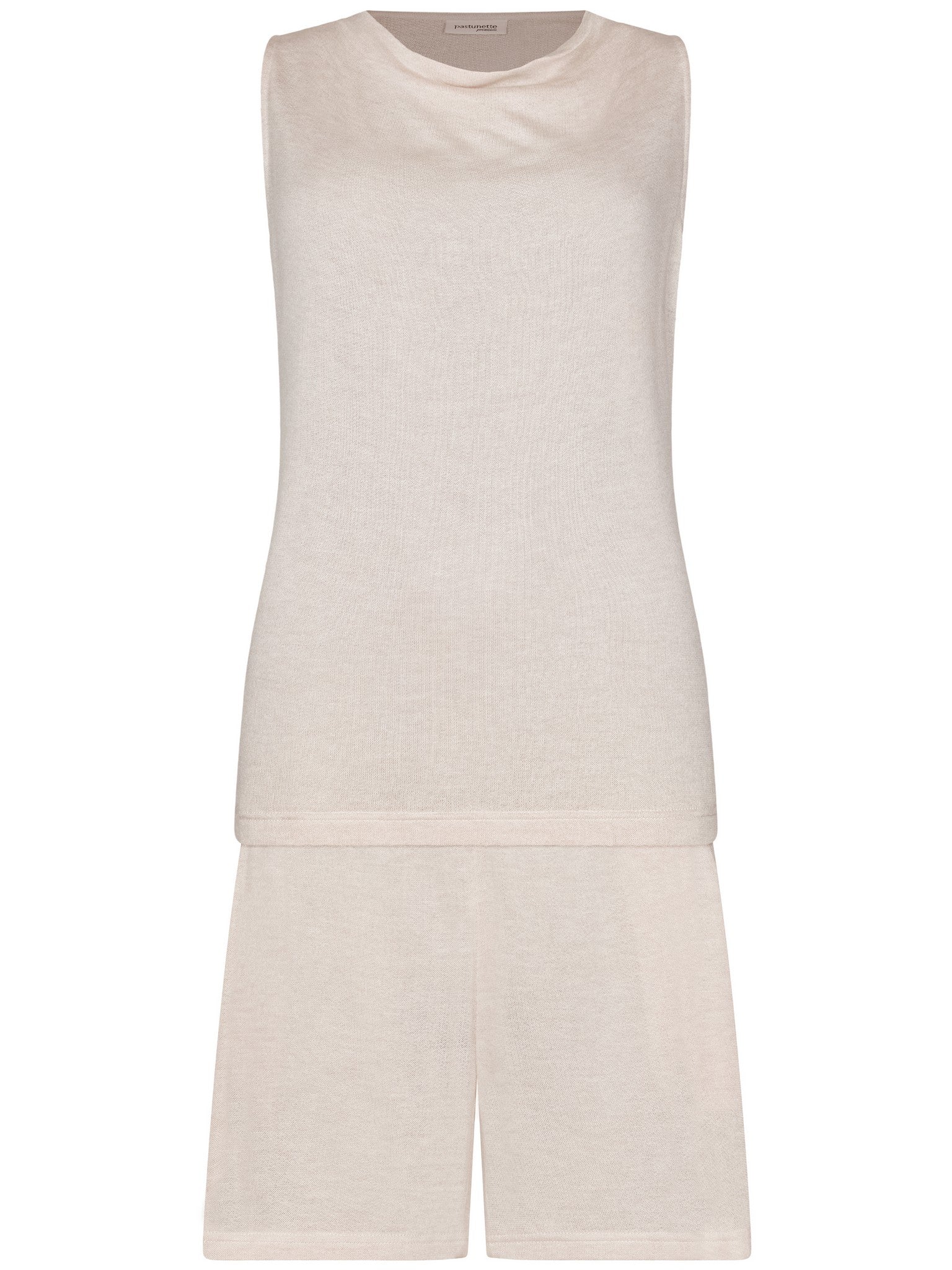 pastunette-premium-flow-shortama-pyjama-viskose-beige image 1