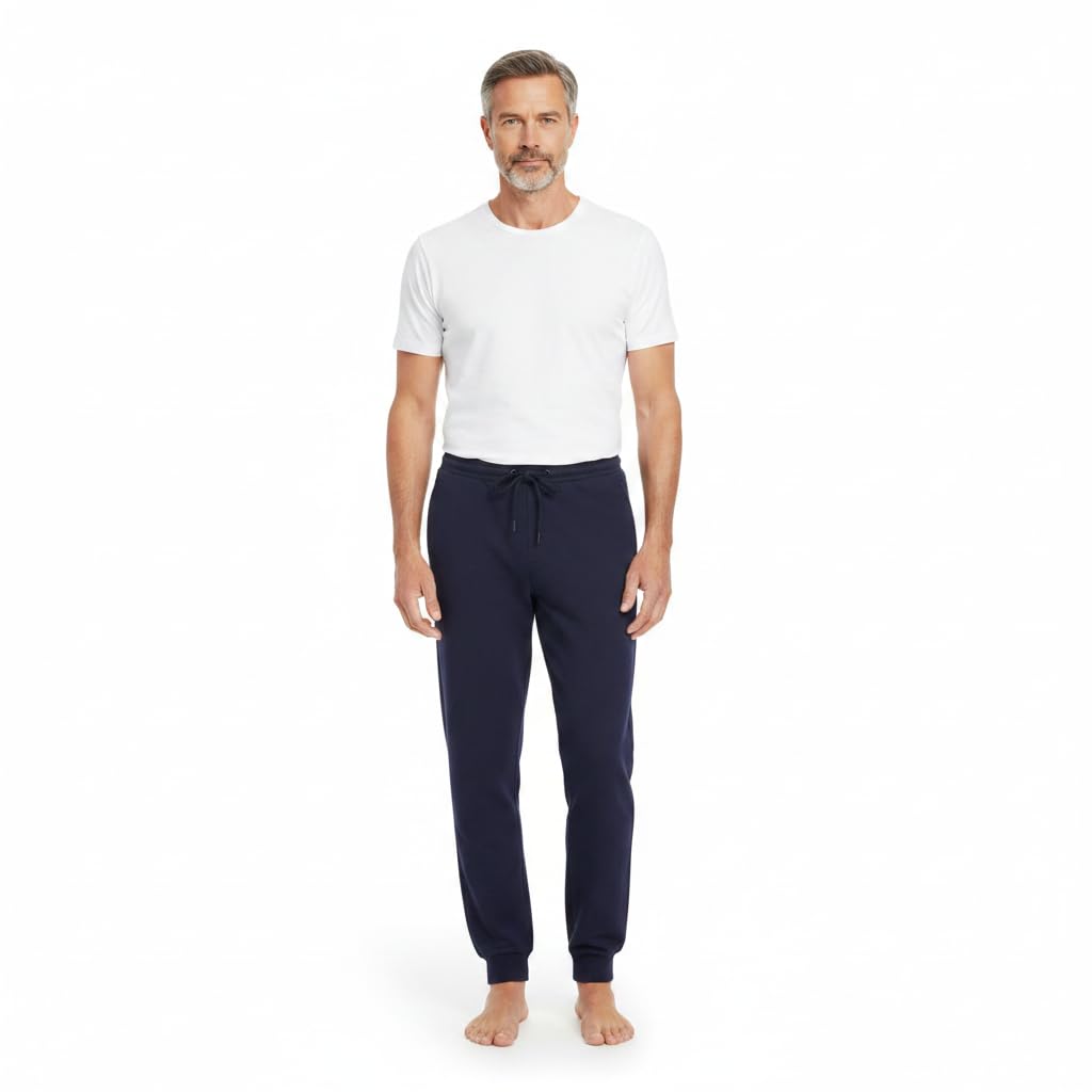 ringella-women-men-herren-loungehose-blue-navy-46-baumwolle image 2