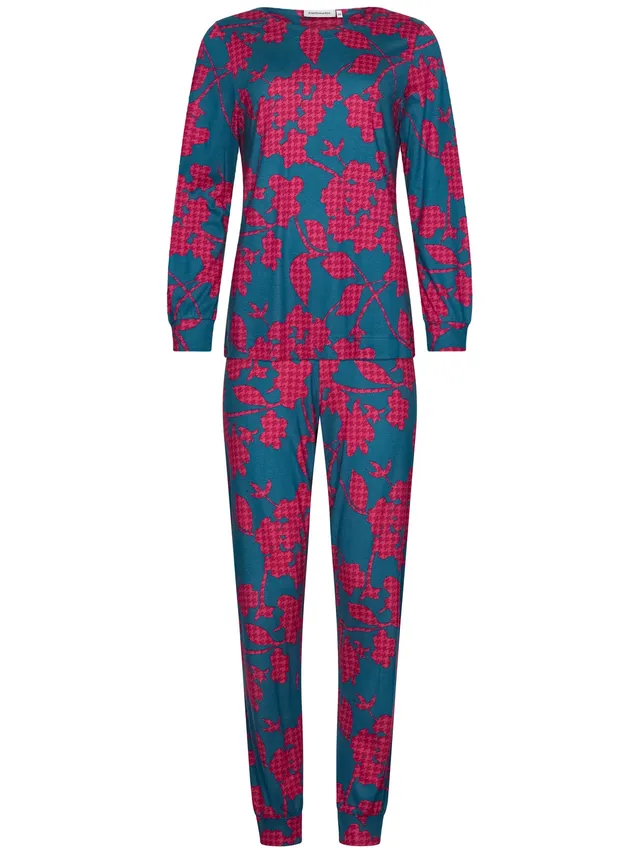 pastunette-sangria-nights-pyjama-gr-n-blumenprint-modal image 1