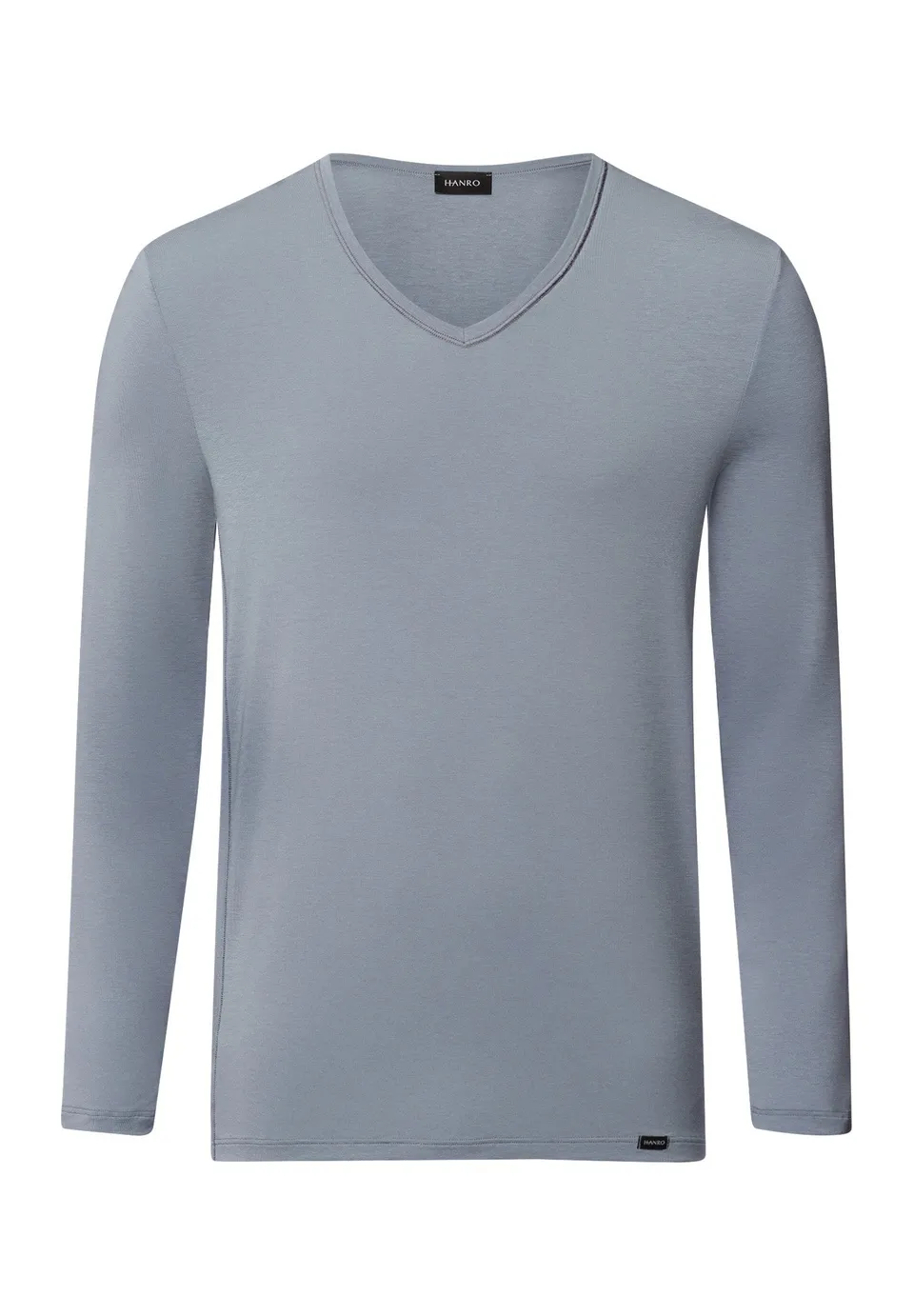 hanro-natural-function-langarm-shirt-cliff-grey-tencel-herren image 1