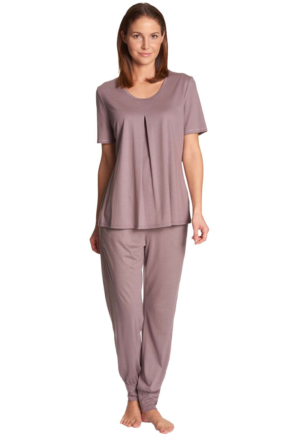 r-sch-be-happy-shirt-kurzarm-pure-braun-modal image 4