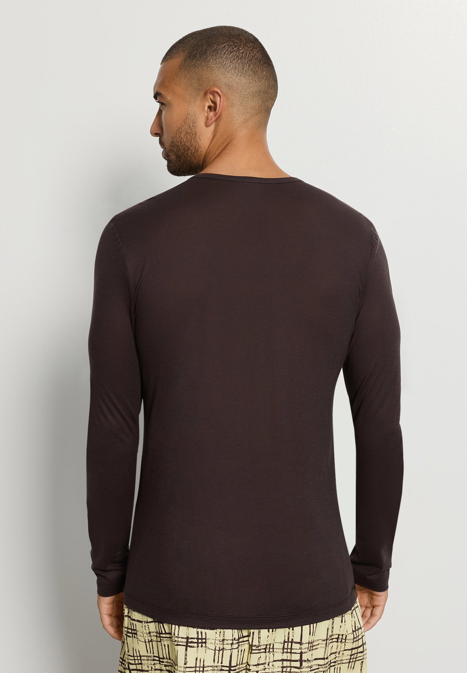 hanro-arthur-arbesser-longsleeve-dark-pine-baumwolle-herren image 8