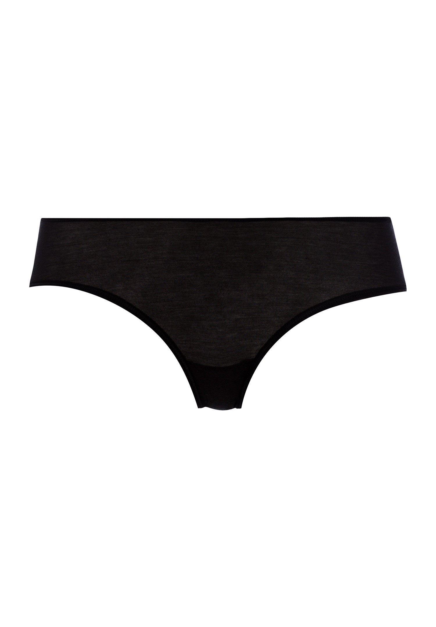 hanro-ultralight-midi-briefs-damenslip-schwarz-baumwolle image 1