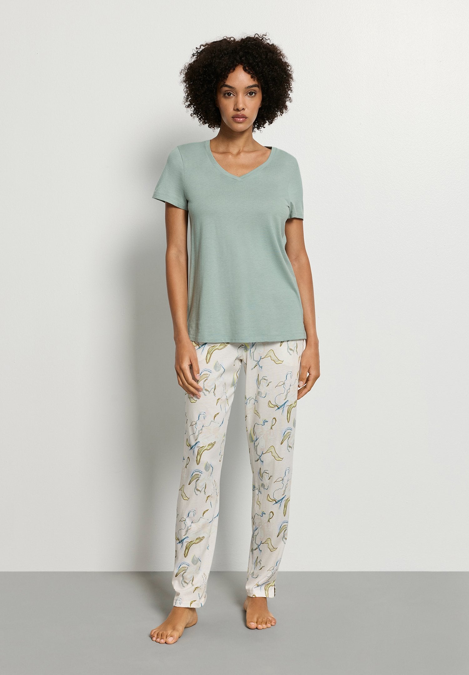 hanro-sleep-lounge-shirt-t-shirt-seafoam-tencel image 5