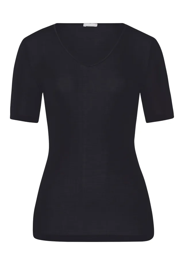 hanro-pure-silk-s-slv-shirt-seide-schwarz-damen image 1