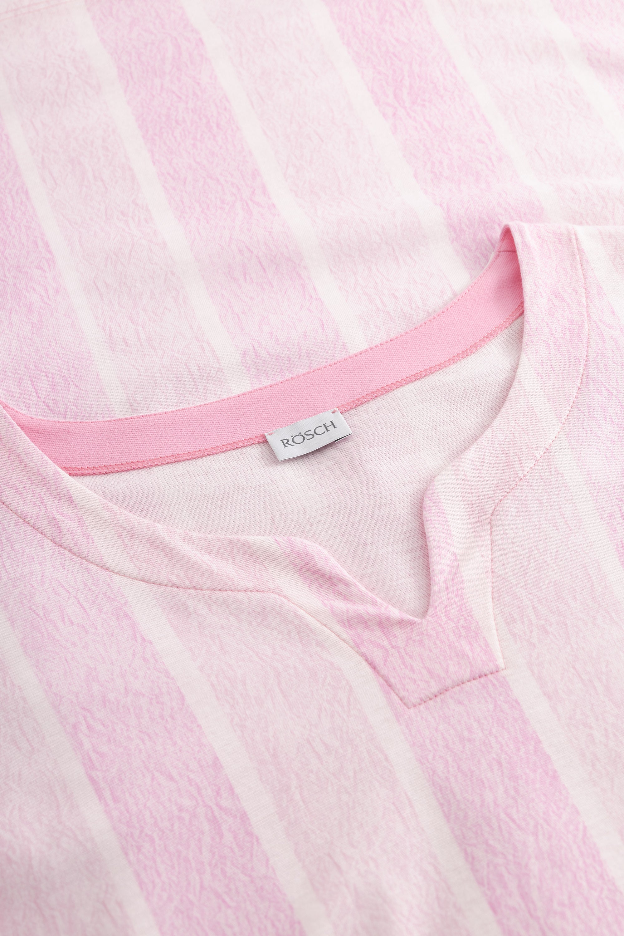 r-sch-be-happy-nachthemd-knielang-streifen-nachtkleid-rosa image 4