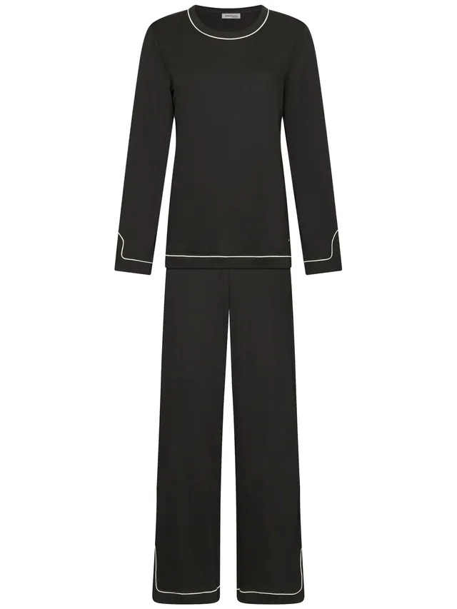 pastunette-premium-midnight-haze-pyjama-grau-baumwolle image 1