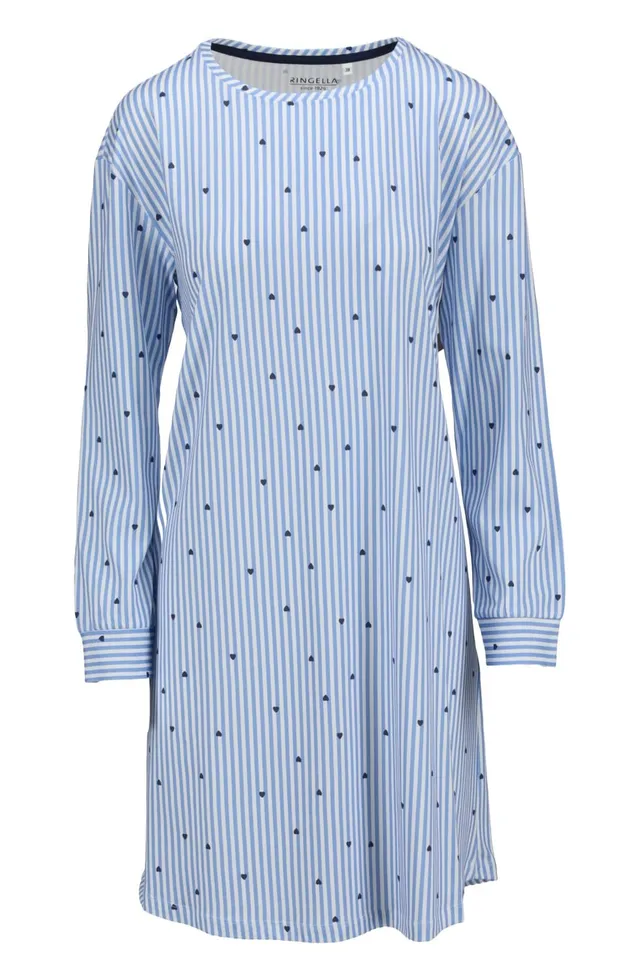 ringella-women-men-damen-nachthemd-air-blue-gr-36-baumwolle image 1