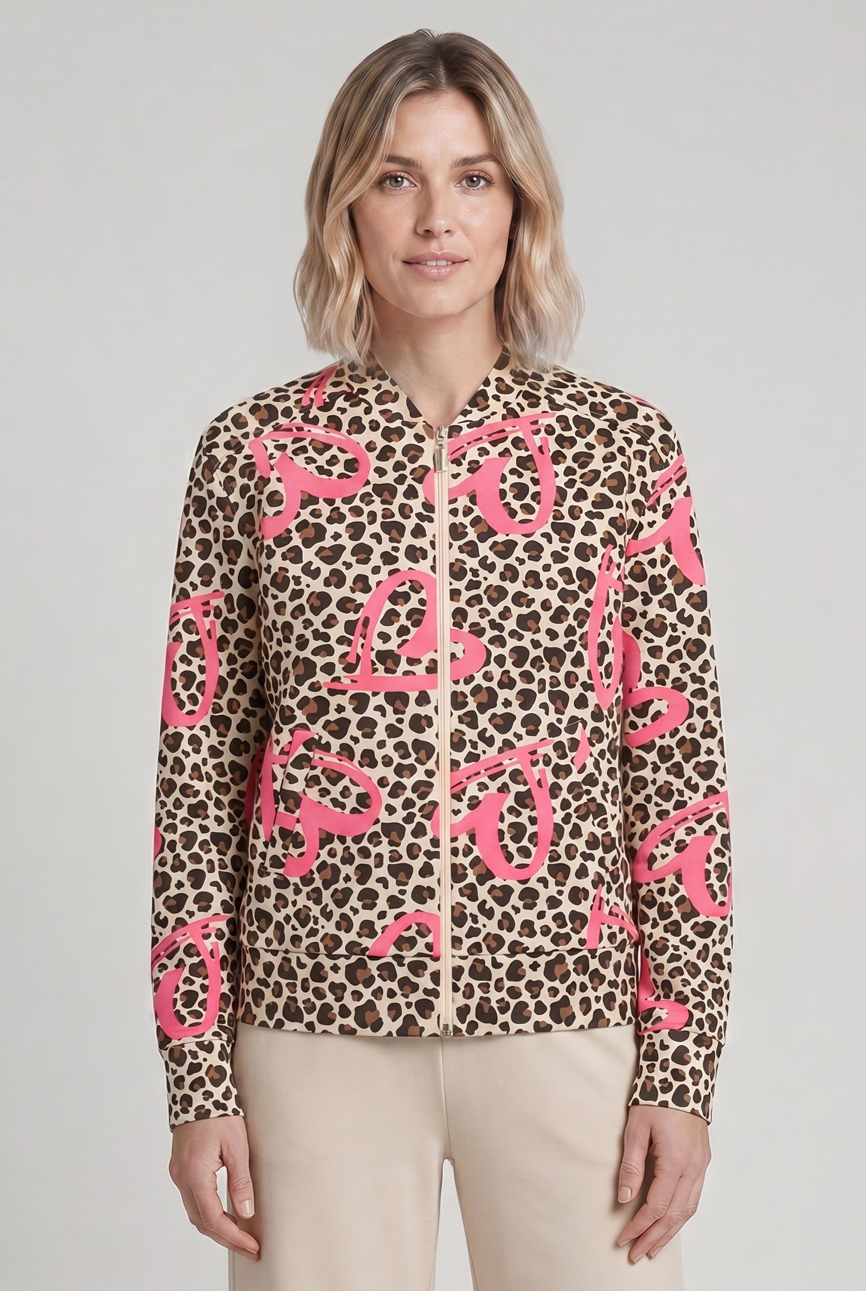 r-sch-be-happy-jacke-leo-herz-print-loungejacke-mehrfarbig-baumwolle image 1