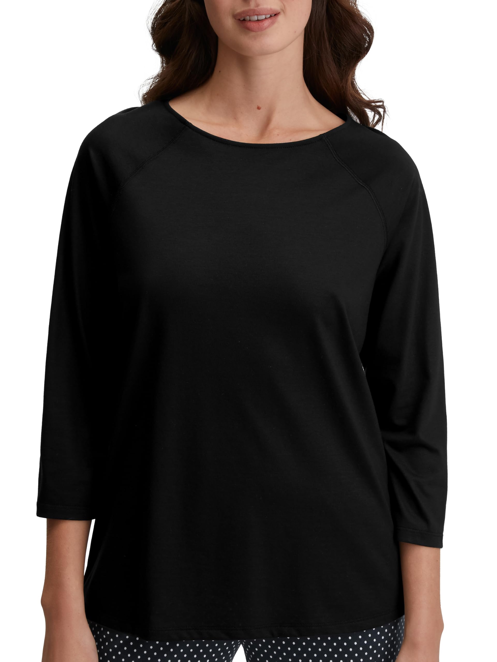 calida-favourites-lounge-t-shirt-3-4-arm-schwarz-40-42 image 1